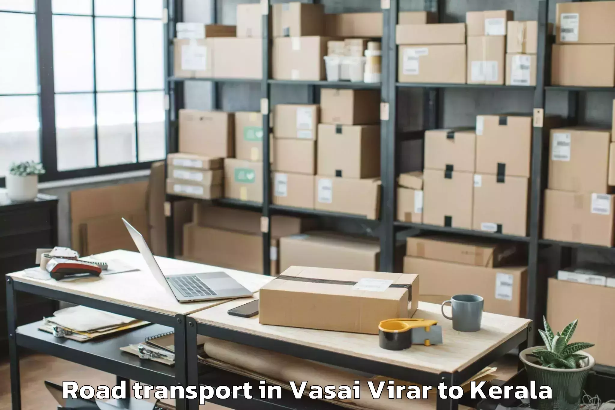 Book Vasai Virar to Cheruthuruthi Road Transport Online